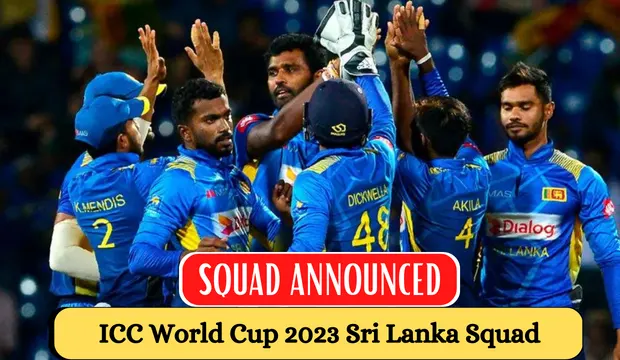 ICC Cricket World Cup 2023 Sri Lanka Team Squad