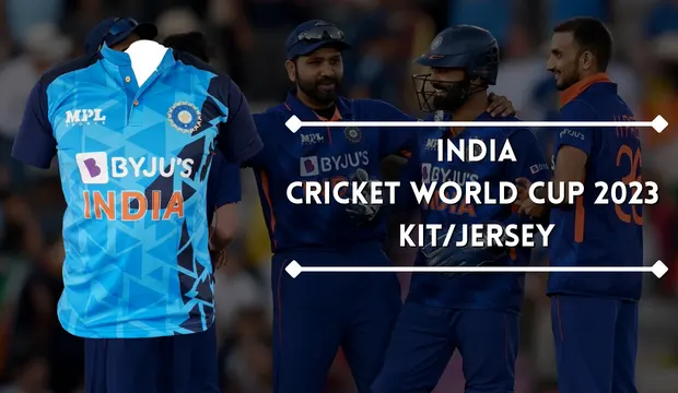 India Kit/Jersey ICC Cricket World Cup 2023