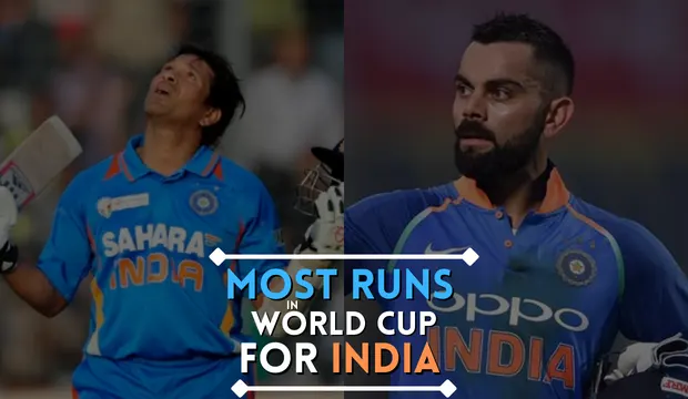 Most Runs In World Cup for India