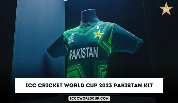 ICC Cricket World Cup 2023 Pakistan Kit/Jersey