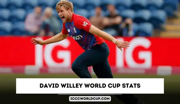 David Willey World Cup Stats (2023), Career, Age, Runs, Wickets, Records