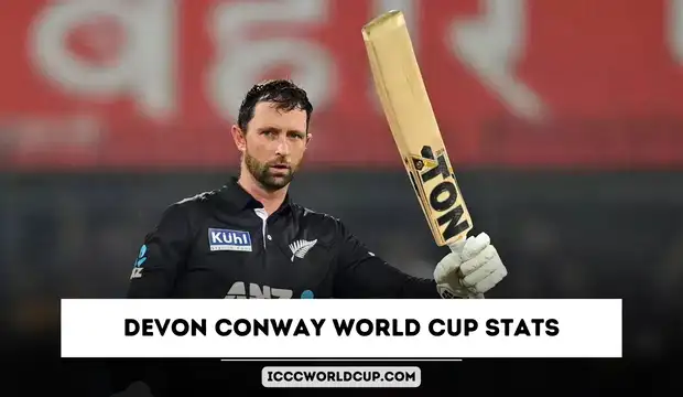 Devon Conway World Cup Stats (2023), Career, Age, Runs, 50s, 100s, Records