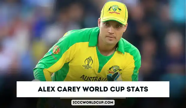 Alex Carey World Cup Stats (2023), Career, Age, Runs, Records