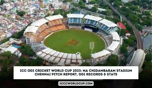 ICC ODI Cricket World Cup 2023: MA Chidambaram Stadium Chennai Pitch Report, ODI Records & Stats