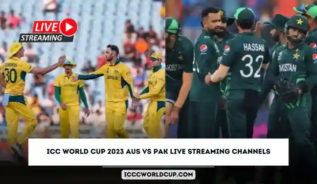 ICC World Cup 2023, Match 18: AUS vs PAK Live Streaming Channels
