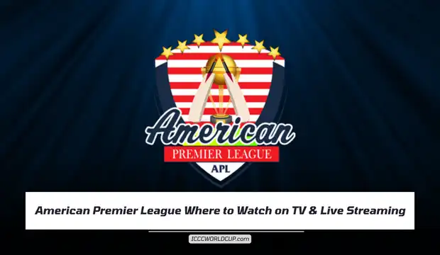 American Premier League 2023 Live Telecast in India