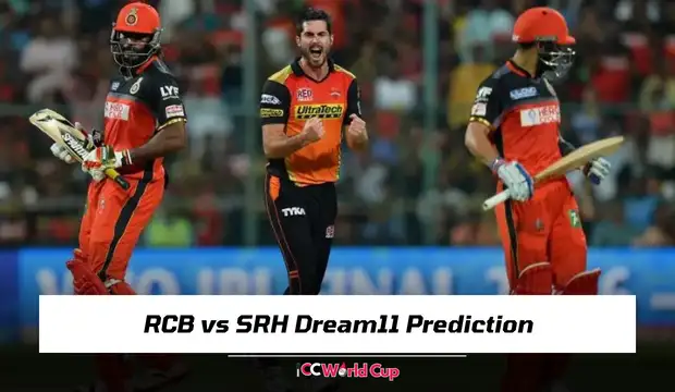 RCB vs SRH Dream11 Team Prediction Today Match